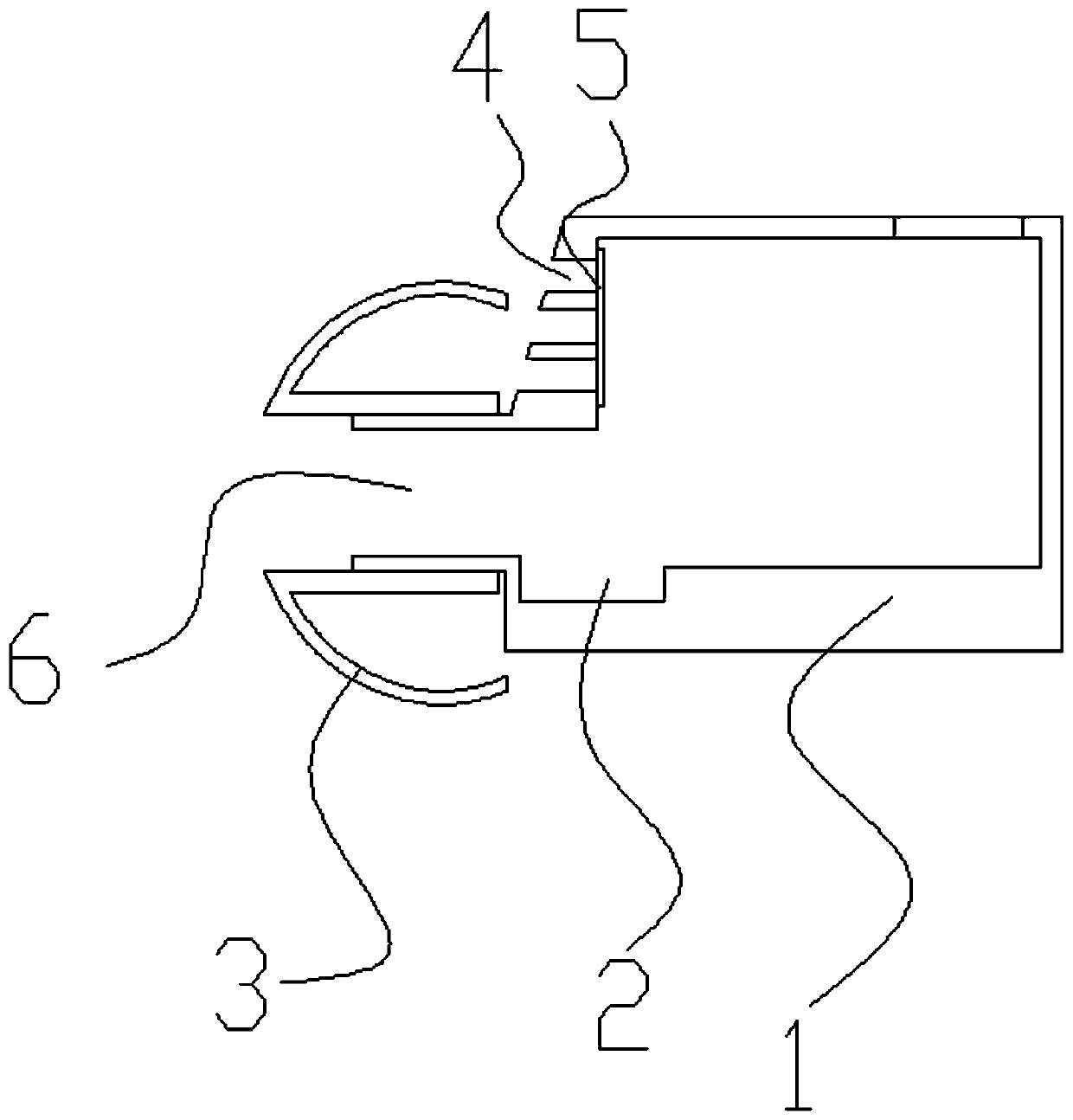 Acoustic coupling structure of in-ear earphone cavity