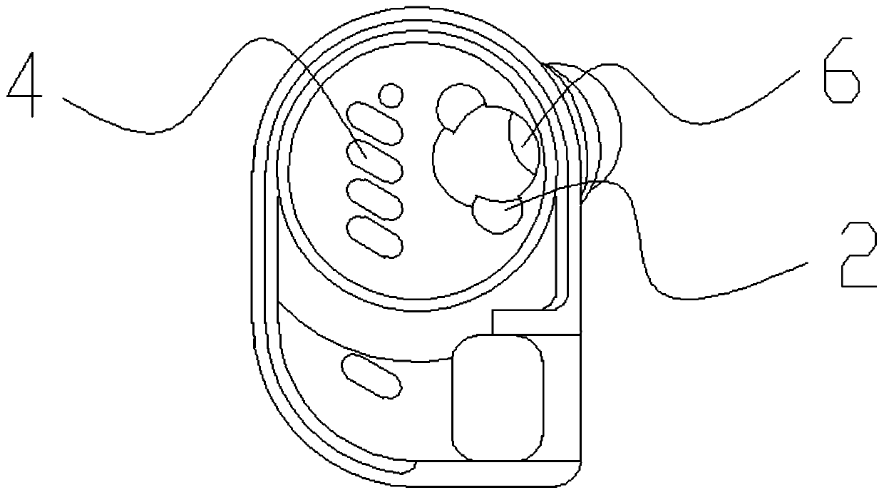 Acoustic coupling structure of in-ear earphone cavity