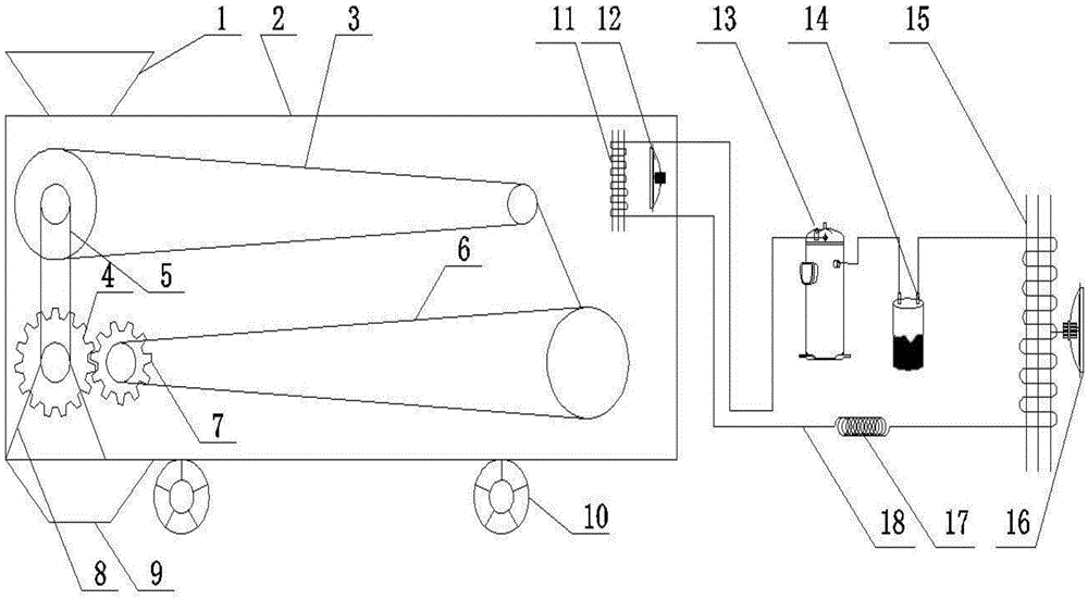 Dryer for refuse treatment