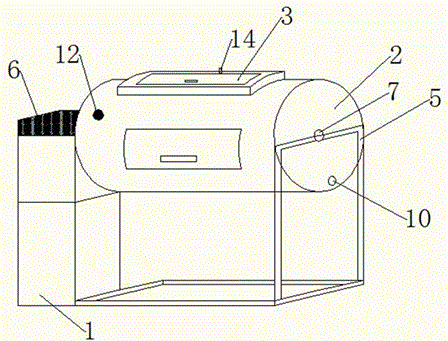 Dry salt salting machine