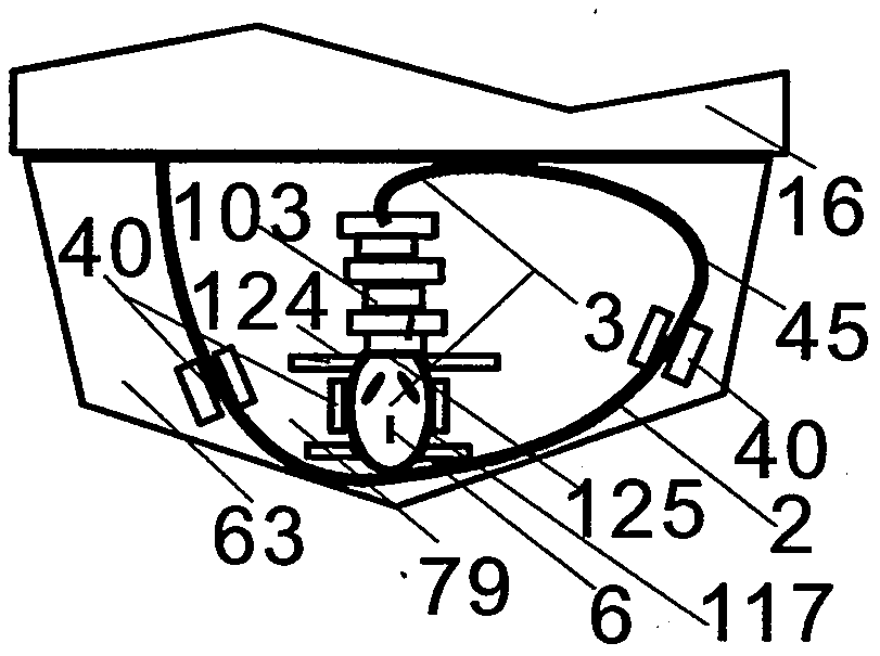 Charging system combining power integrated body of inner space of vehicle and outer charging suspension