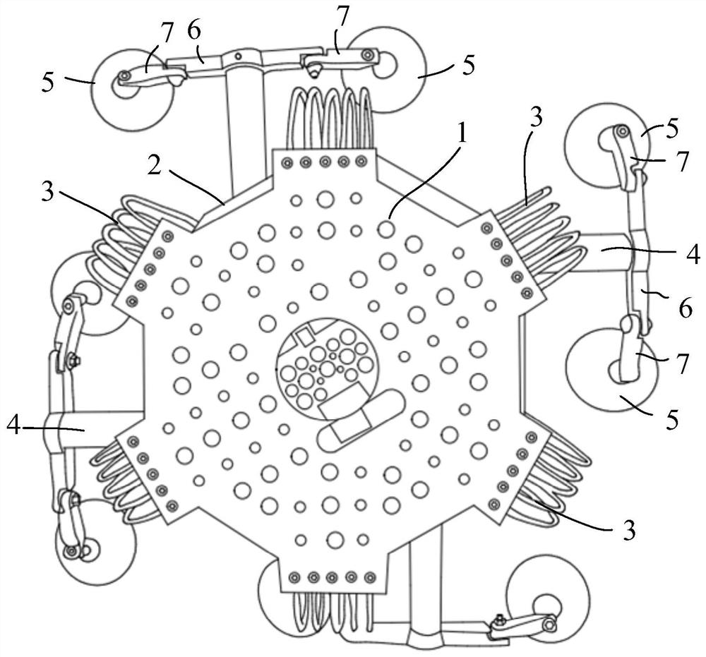 Vehicle-mounted sucker of panoramic camera