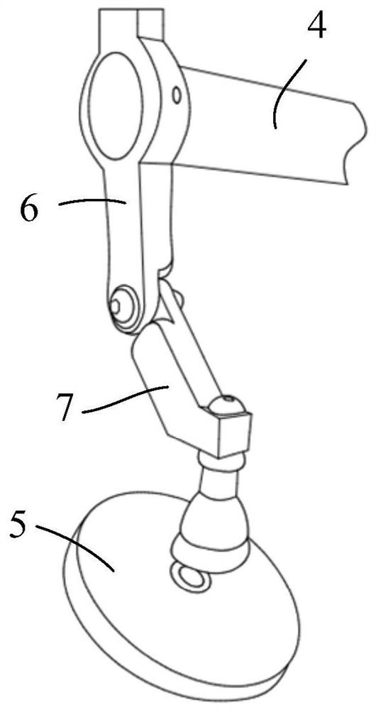 Vehicle-mounted sucker of panoramic camera