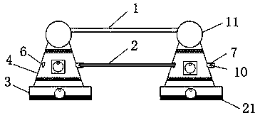 Guardrail with movable function and for rail traffic construction