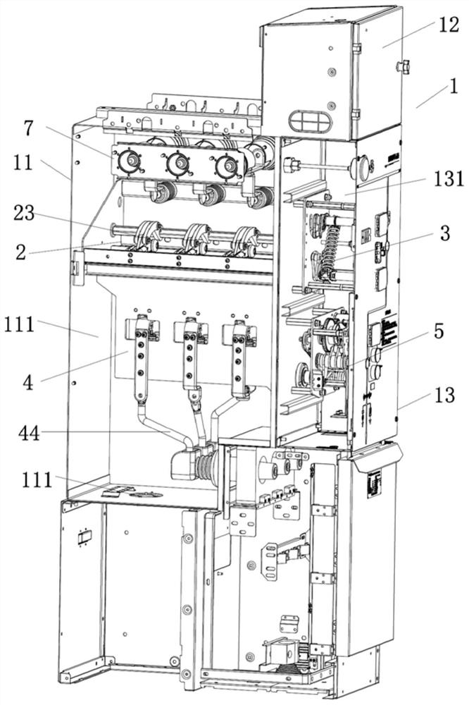 Environment-friendly gas insulation ring main unit