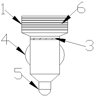 Anti-skid vehicle-mounted charging device with power source light bar