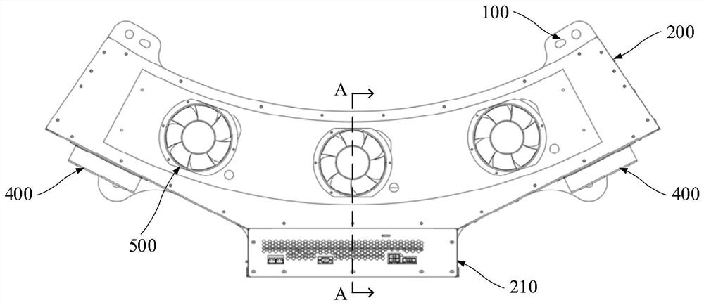 Heat dissipation device of CT detector and CT machine