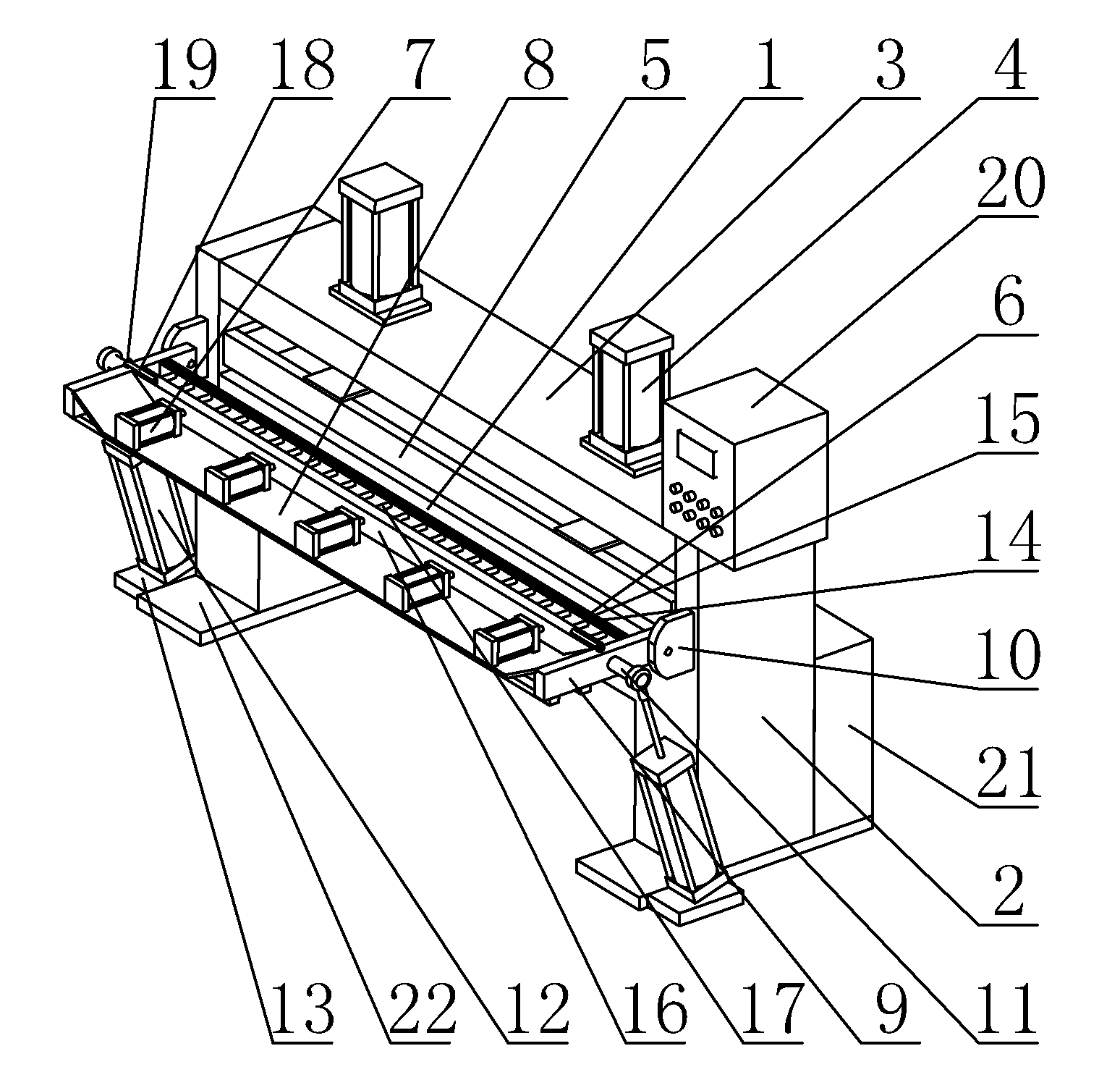 Hot pressing edge banding machine and edging banding method thereof