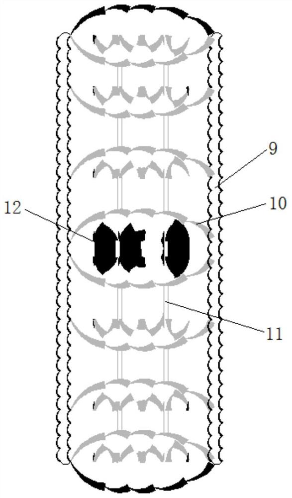 Portable body armor achieving self adjustment according to body shape of human body