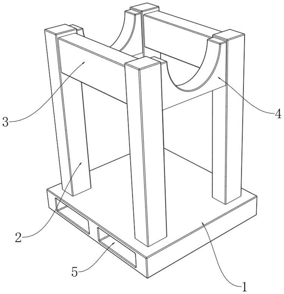 Auxiliary tool capable of removing supporting steel pipe at high distance