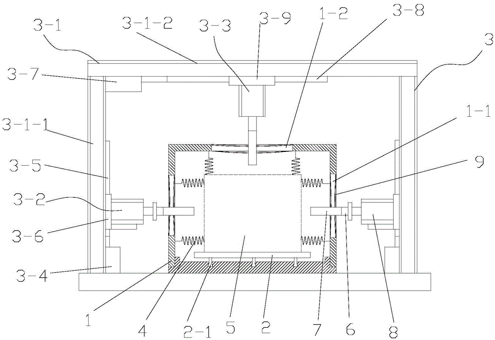 Underground cavern similarity simulation testing system