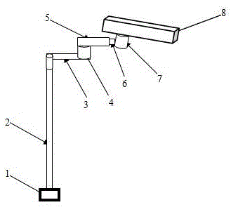 Information collection device bracket applied to information tracing system