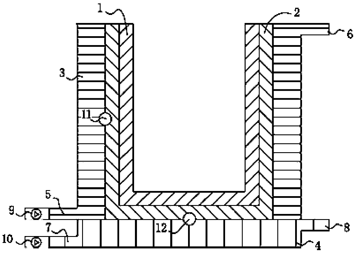 Directional solidification casting mold device