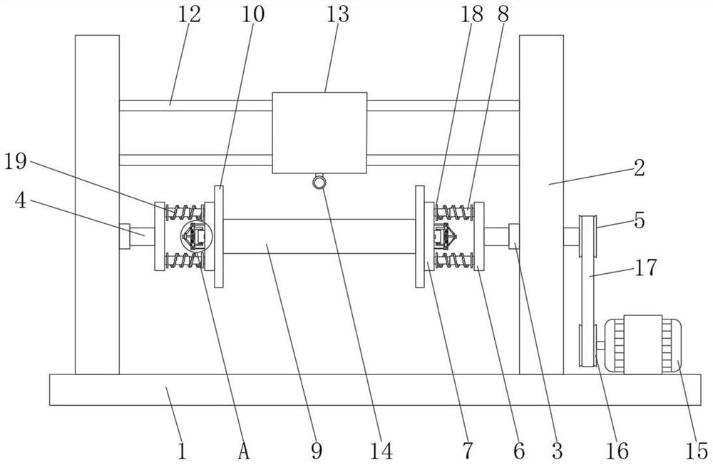 Textile machinery wire anti-winding protection device