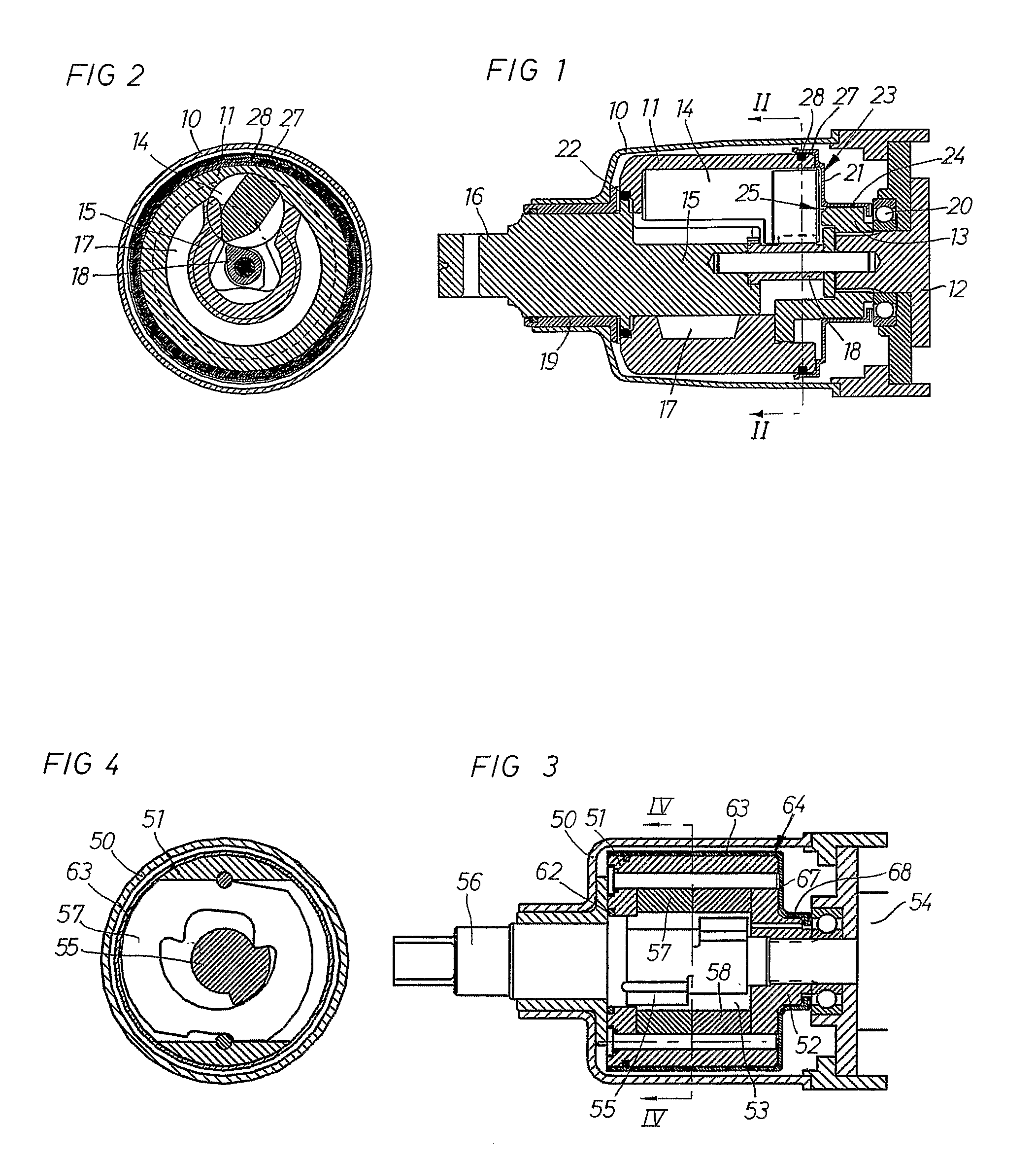 Impact wrench with a lubricated impact mechanism