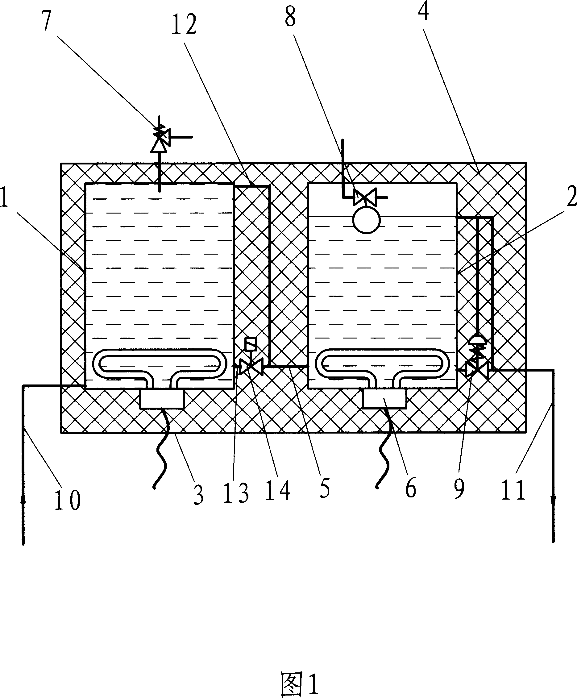 Dual-bottle type water heater