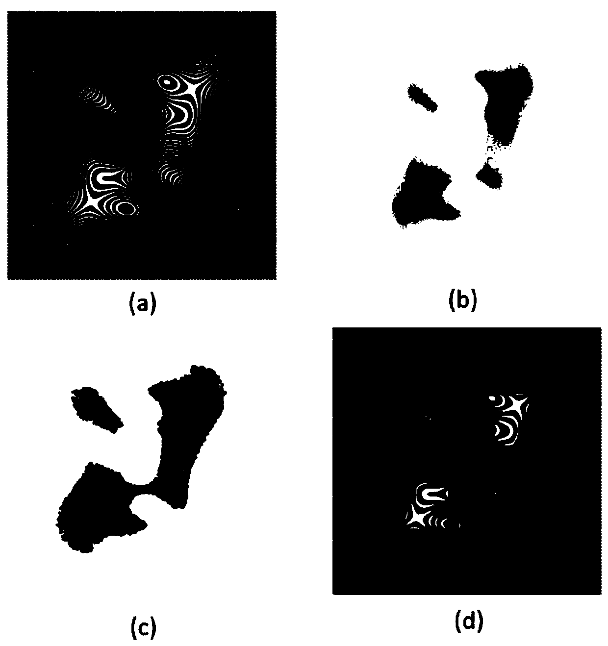 Large-gradient free hook face measurement method