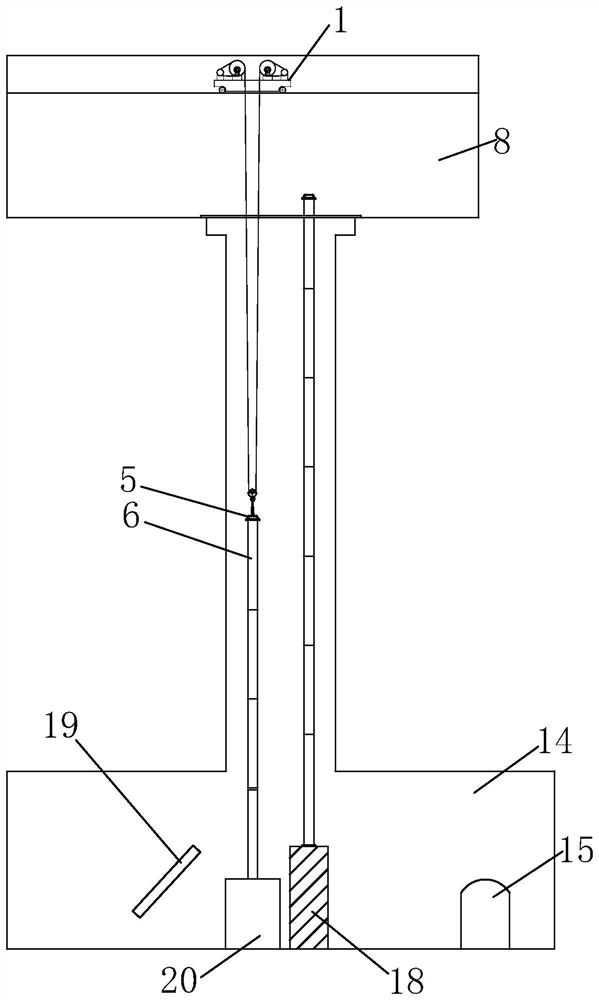 Pipeline laying and concrete structure in high-fall pipe well and construction method