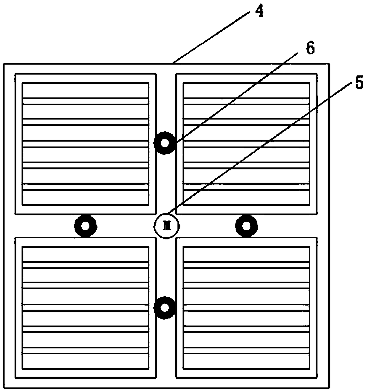 Cooling system for wireless charging device for electric vehicle power battery