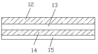 A computer keyboard dust cover fabric convenient to disassemble and wash