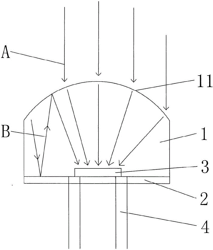 Solar photovoltaic light condensing device