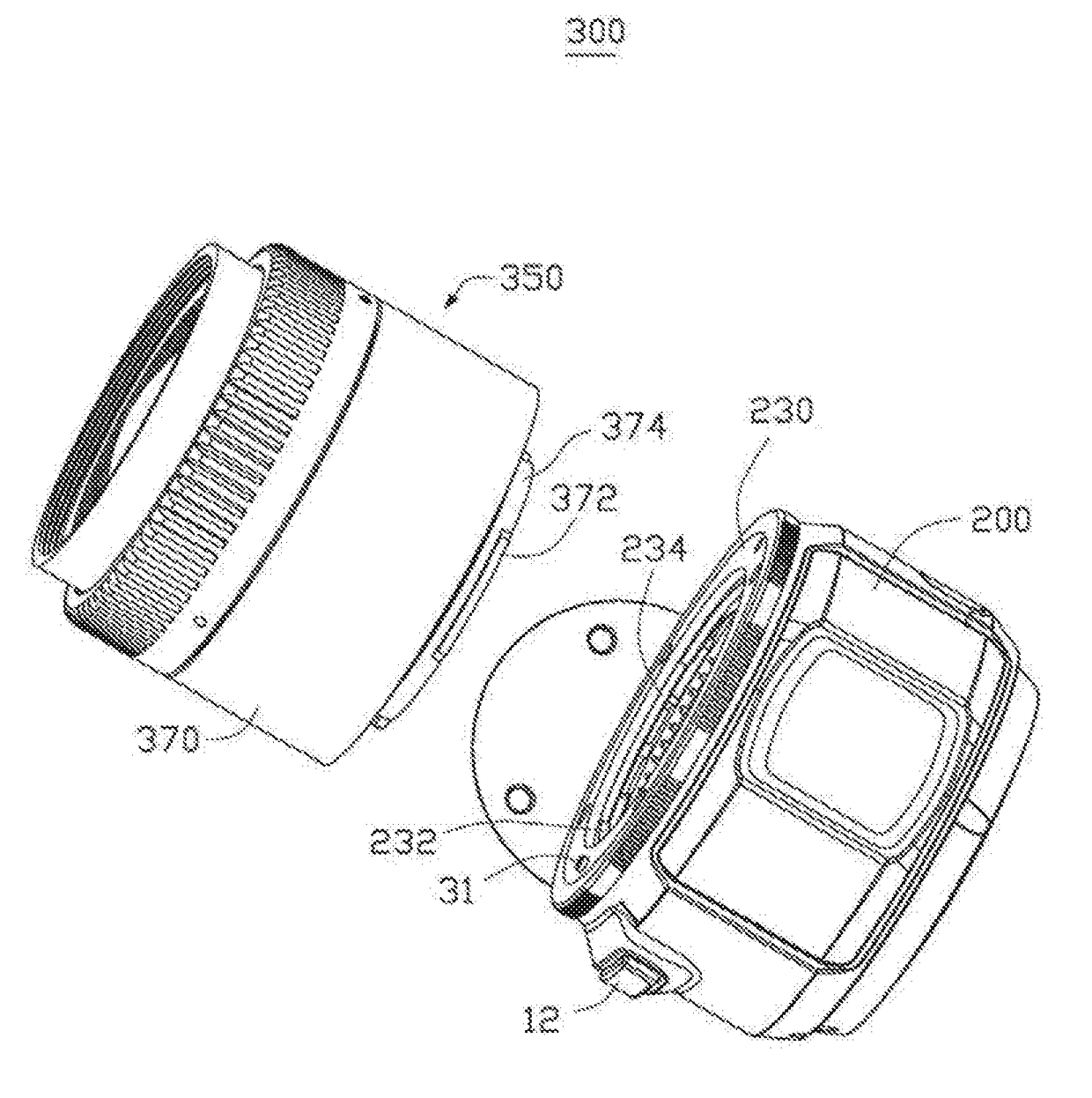 Telescopic limiting structure, camera body and camera