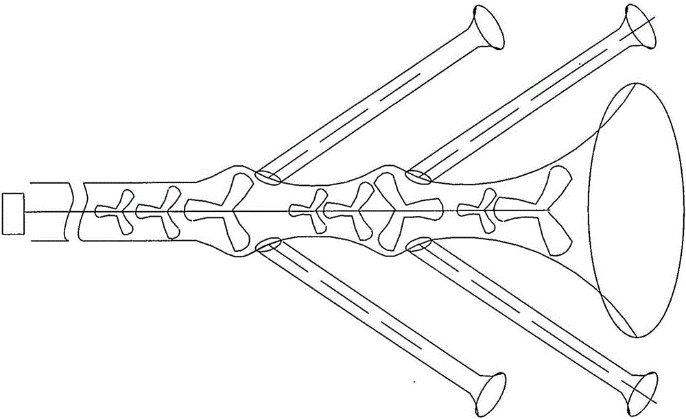 Air duct blade device used for vehicle