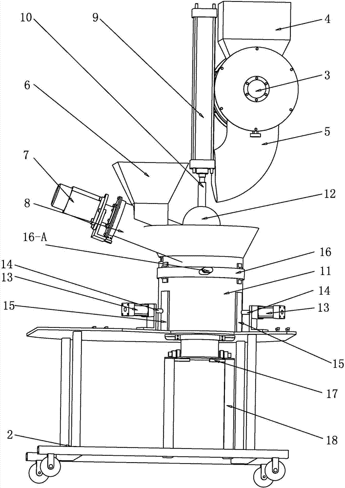 Device for inoculation and bagging and inoculation method of edible oyster mushroom