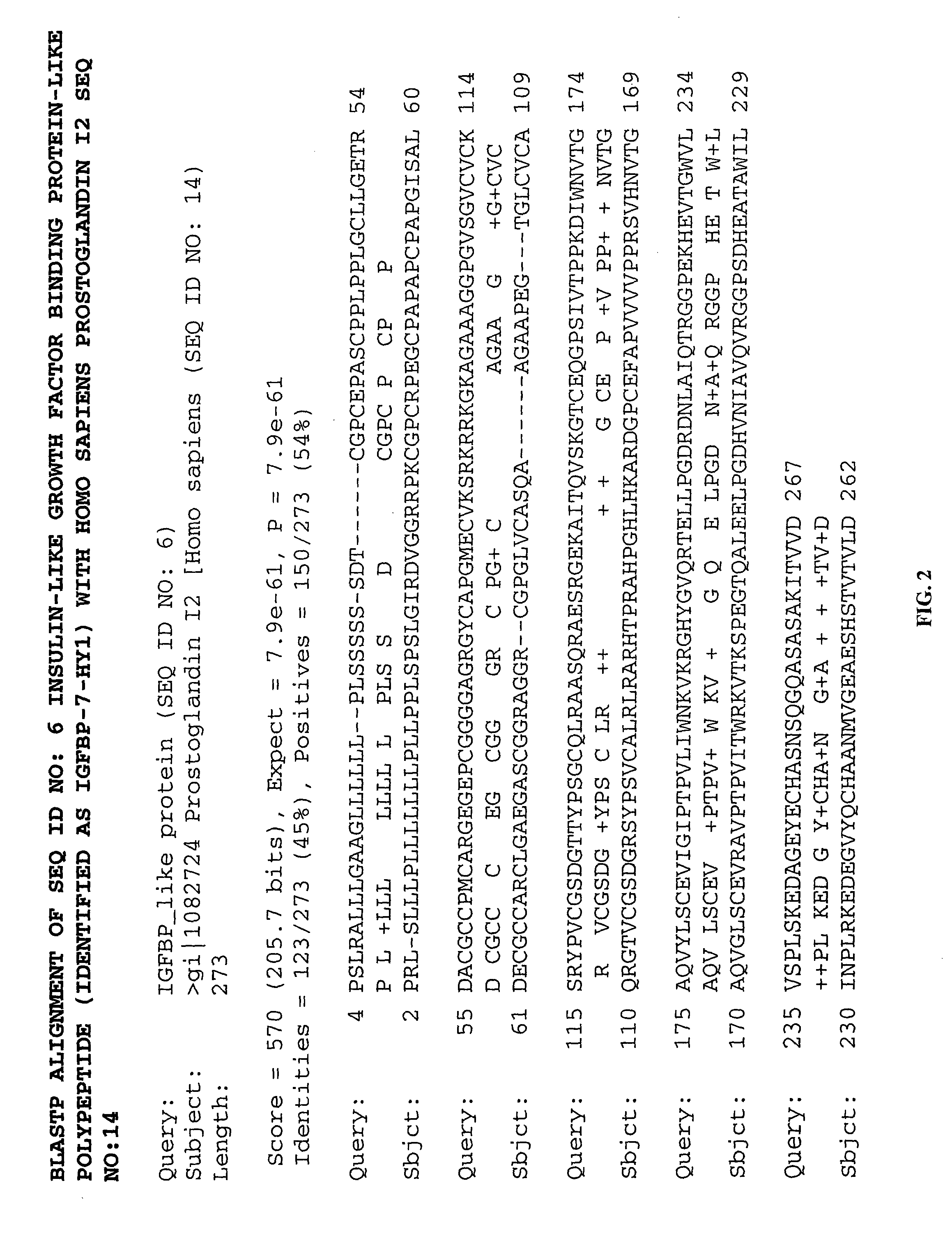 Methods of therapy and diagnosis using insulin-like growth factor binding protein-like polypeptides and polynucleotides