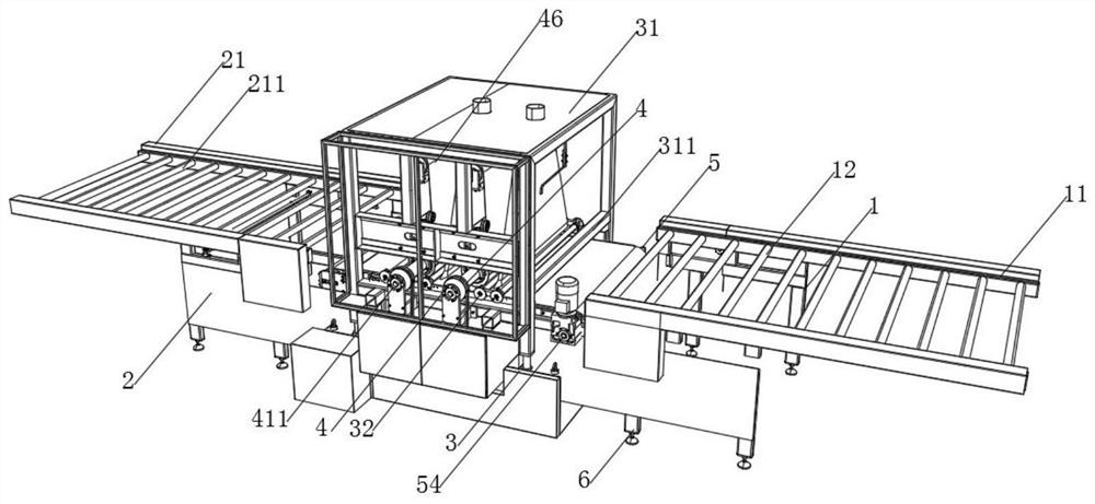 Glass toughening treatment system with high safety coefficient