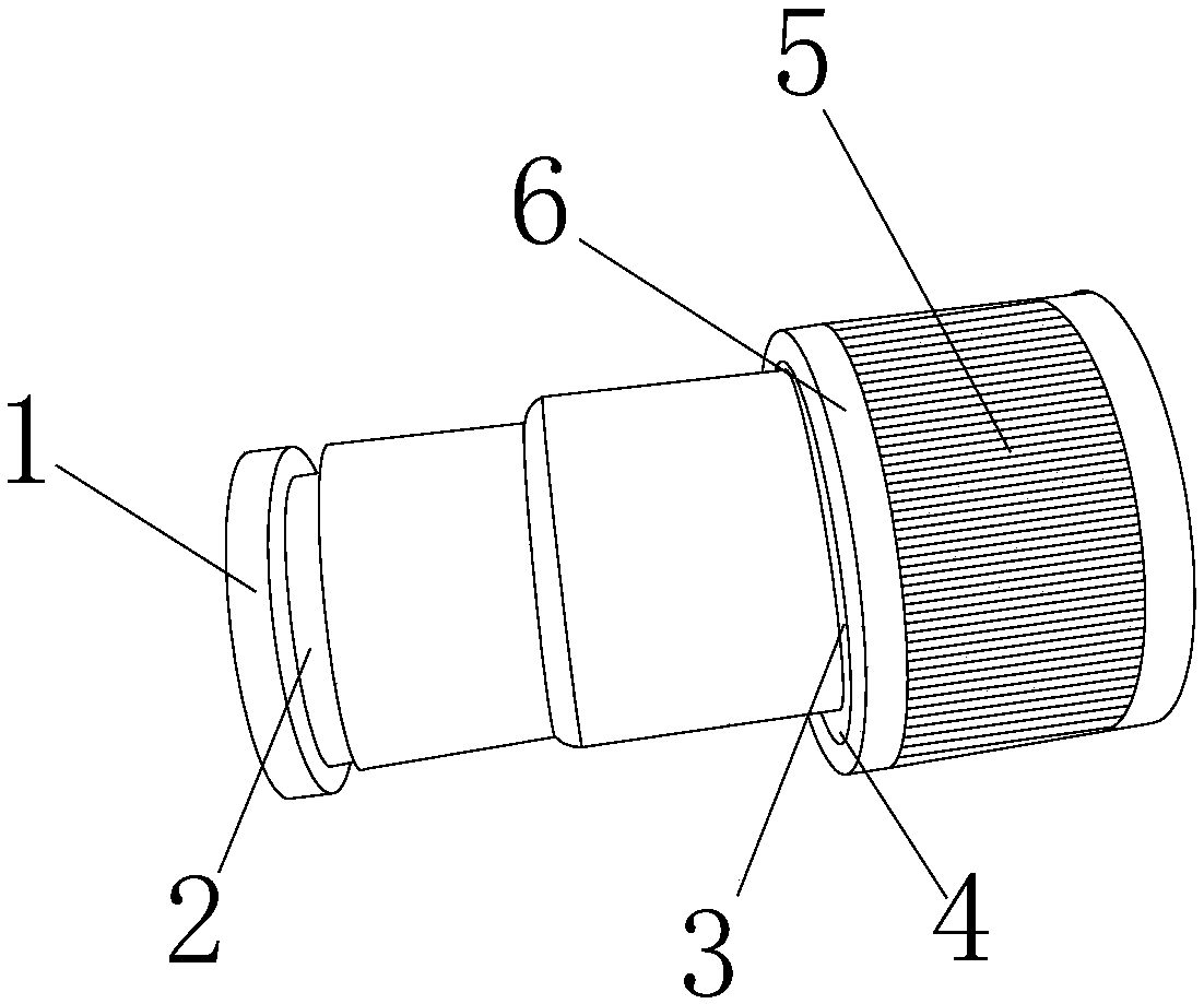 Novel radio-frequency coaxial connector