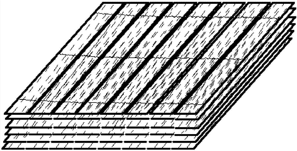 Manufacturing method of bamboo-based heterochromous laminated decorative plate