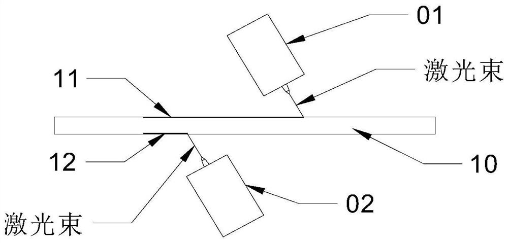 Manufacturing method of flexible electronic device based on LIG