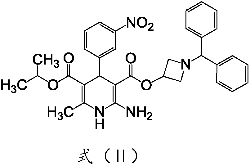 Azelnidipine impurity and preparation method thereof