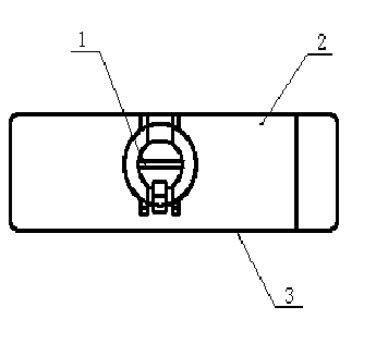 Handheld operation controller of numerical control machine tool