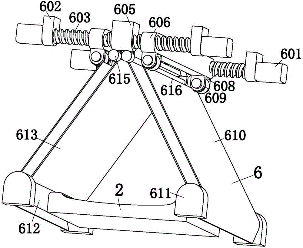 Massage device for facial paralysis disease adjuvant therapy robot