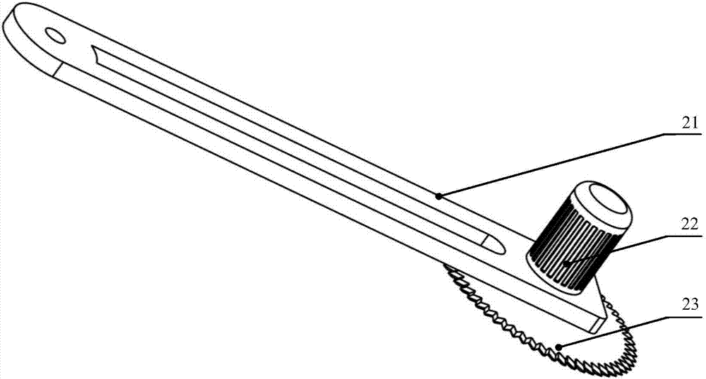 End effector of grabbing-cutting integral picking robot for spherical fruits and vegetables