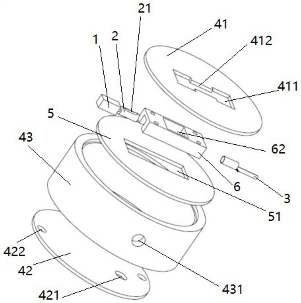 Shaft-type space electric field measuring device