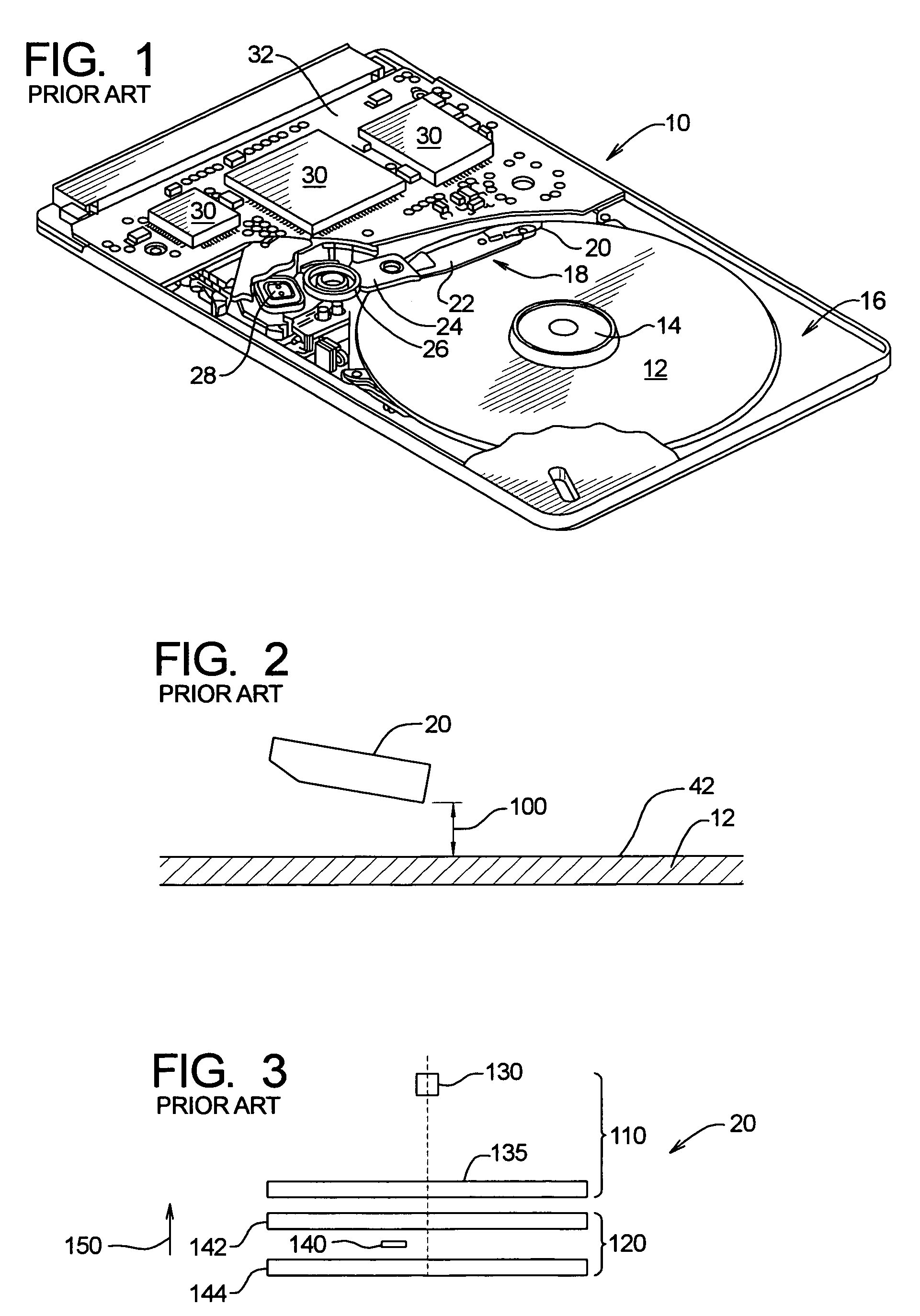 Determining contact write current in disk drive using position error signal variance