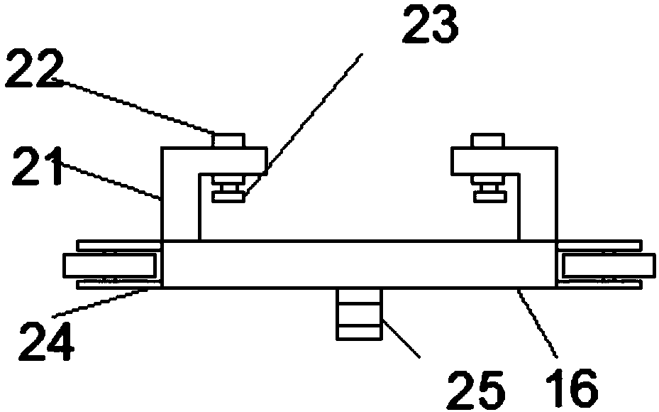 Vehicle brake disc conveying drilling device