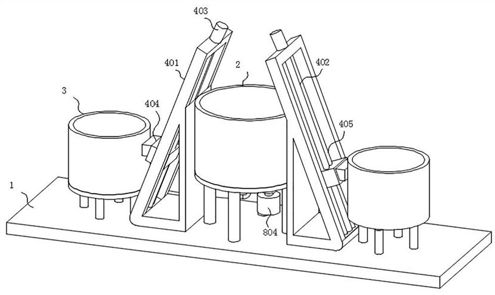 Concrete mechanical equipment with multi-head disc type mixing drum