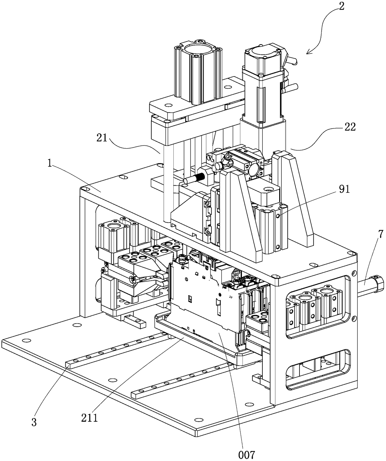 Circuit breaker testing device for protecting motor