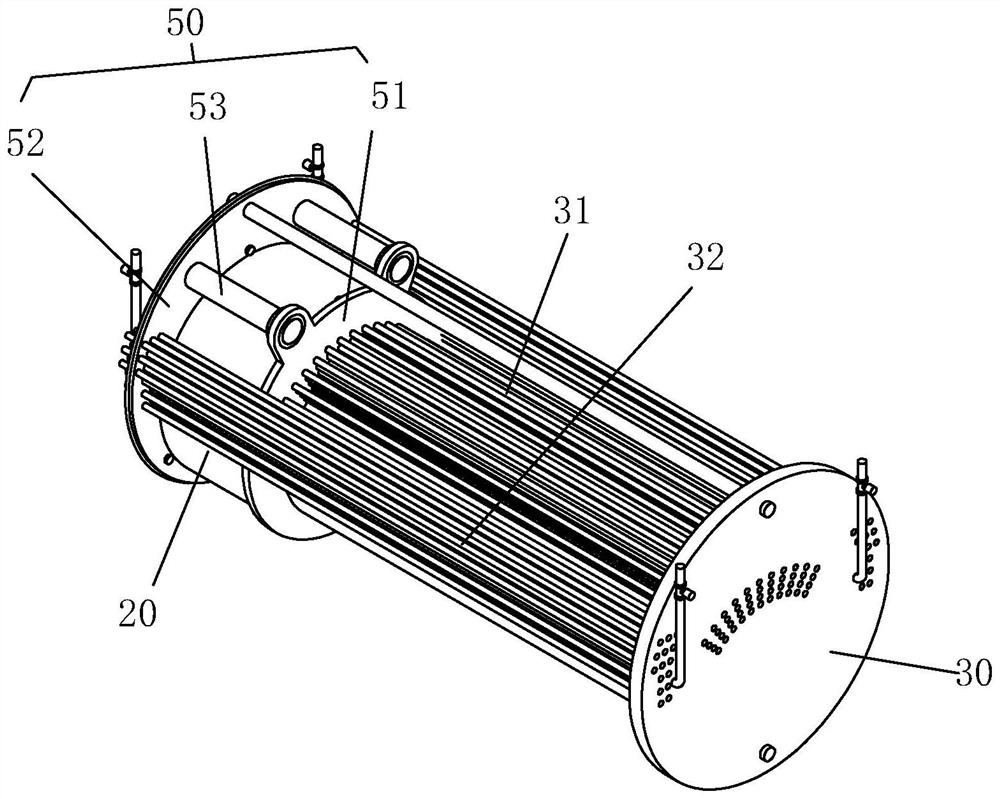 Scale treatment equipment for maintenance of gas-fired boiler