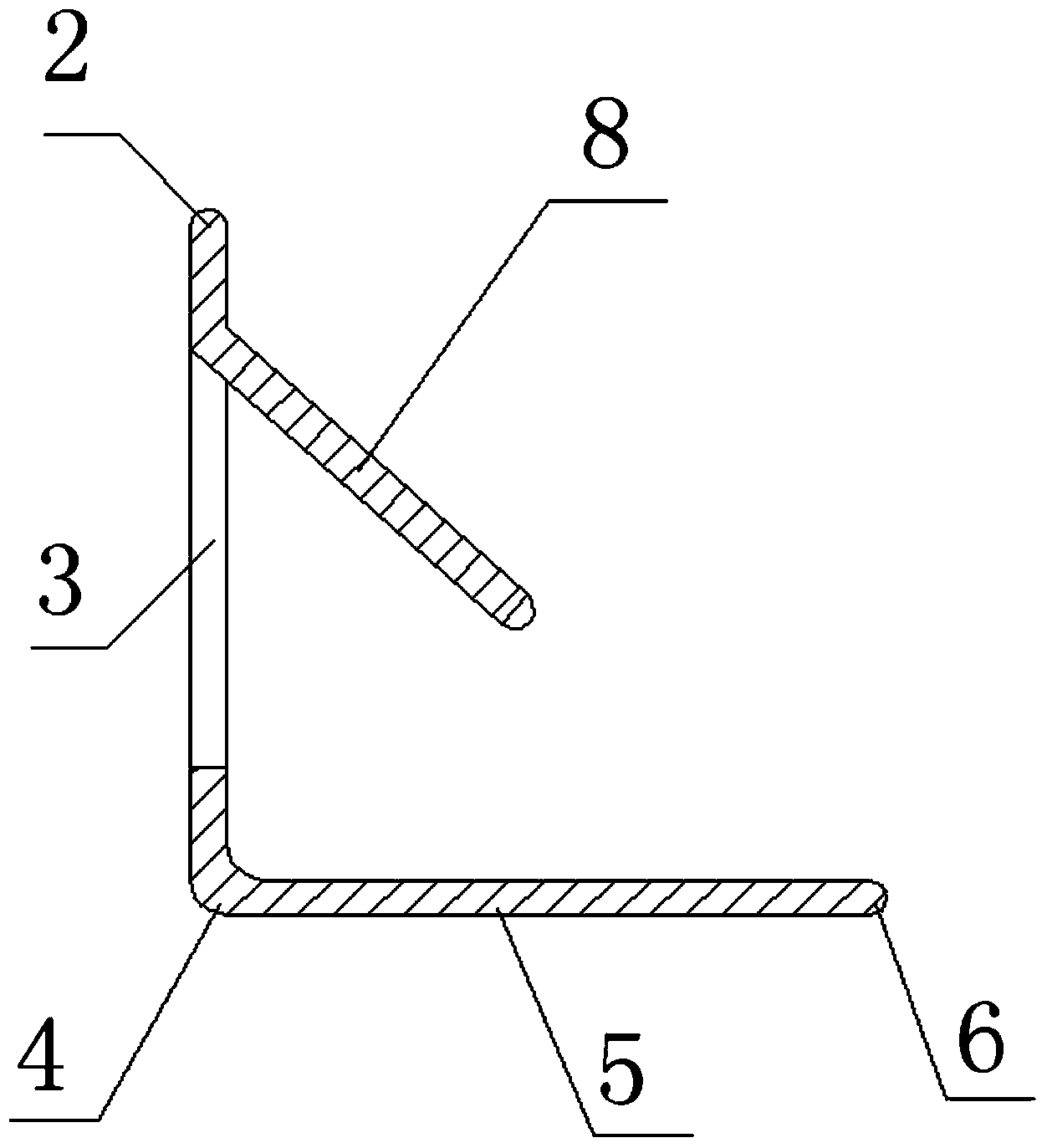 Fixing ring used for fixing lamp cover of industrial illumination lamp