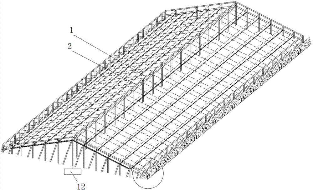 Thin-film heat-preserving greenhouse