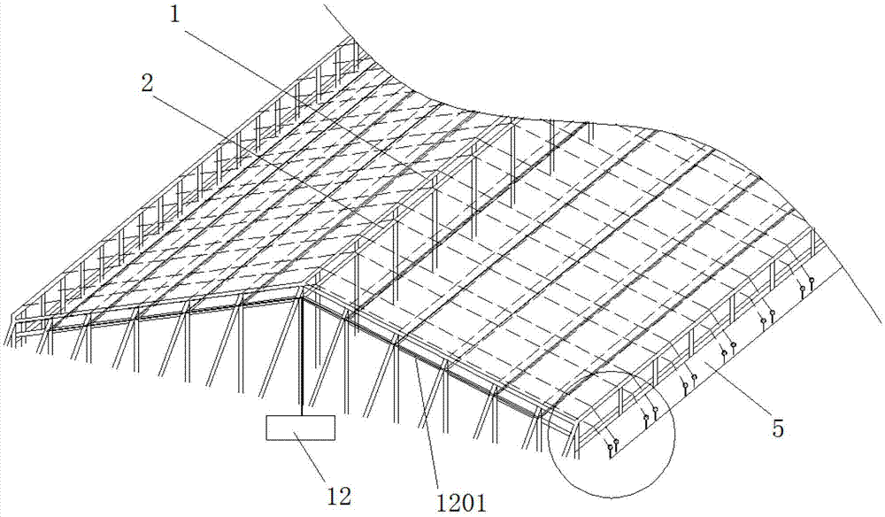 Thin-film heat-preserving greenhouse