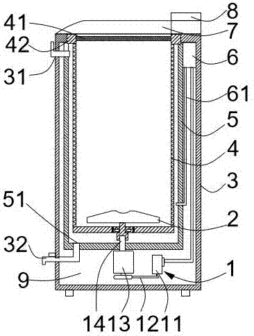 Intelligent control cleaning device for portunids