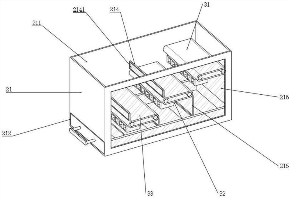 Tobacco shred repeated winnowing device