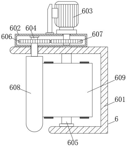 Electric power steel pipe milling waste treatment device