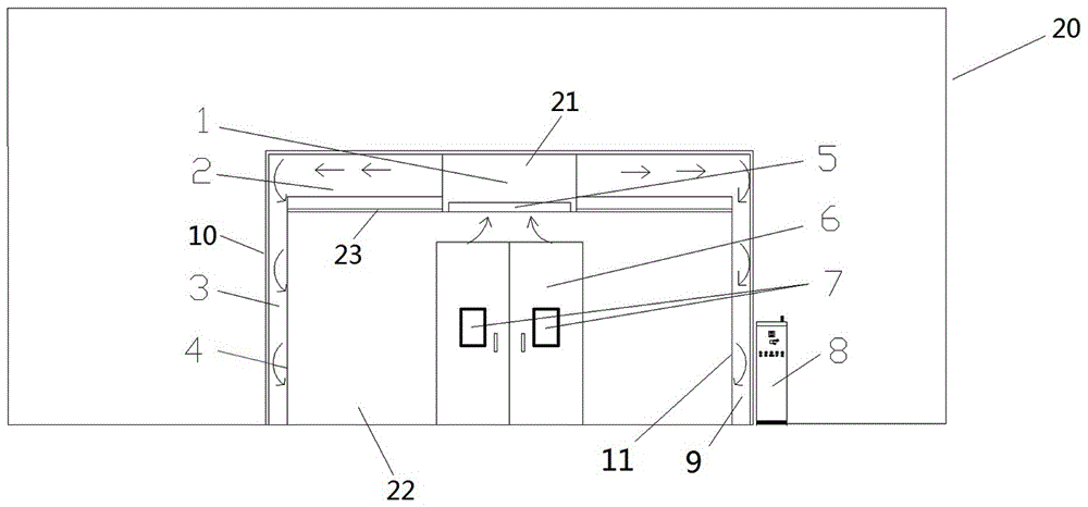 Drying room used in workshop and plant